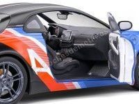 Cochesdemetal.es 2021 Alpine A110S Trackside Edition Azul/Negro/Rojo/Blanco 1:18 Solido S1801615