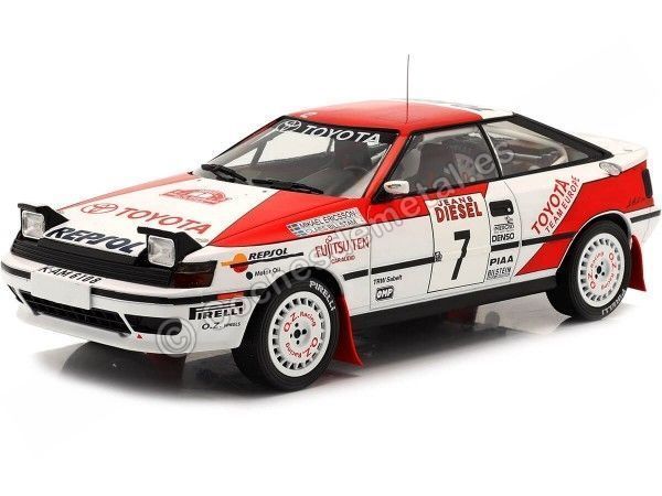 Cochesdemetal.es 1990 Toyota Celica GT-4 (ST165) Nº7 Ericsson/Billstam Rallye San Remo 1:18 IXO Models 18RMC069B