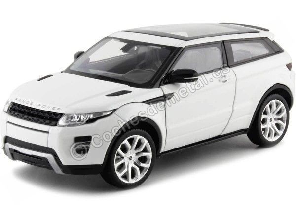 Cochesdemetal.es 2011 Land Rover Range Rover Evoque Blanco 1:24 Welly 24021