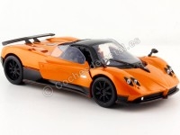 Cochesdemetal.es 2009 Pagani Zonda F Naranja 1:24 Motor Max 73369