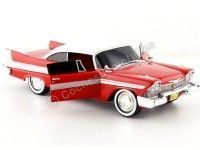 Cochesdemetal.es 1958 Plymouth Fury "Christine Versión Malvado" Rojo/Blanco 1:24 Greenlight 84082