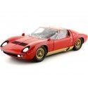 Cochesdemetal.es 1968 Lamborghini Miura P400S Rojo/Dorado 1:18 Kyosho 08316R