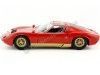 Cochesdemetal.es 1968 Lamborghini Miura P400S Rojo/Dorado 1:18 Kyosho 08316R