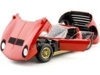 Cochesdemetal.es 1968 Lamborghini Miura P400S Rojo/Dorado 1:18 Kyosho 08316R
