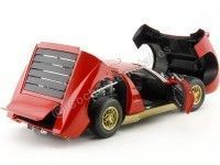 Cochesdemetal.es 1968 Lamborghini Miura P400S Rojo/Dorado 1:18 Kyosho 08316R