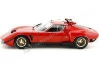 Cochesdemetal.es 1970 Lamborghini Miura SVR Rojo/Negro 1:18 Kyosho 08319R