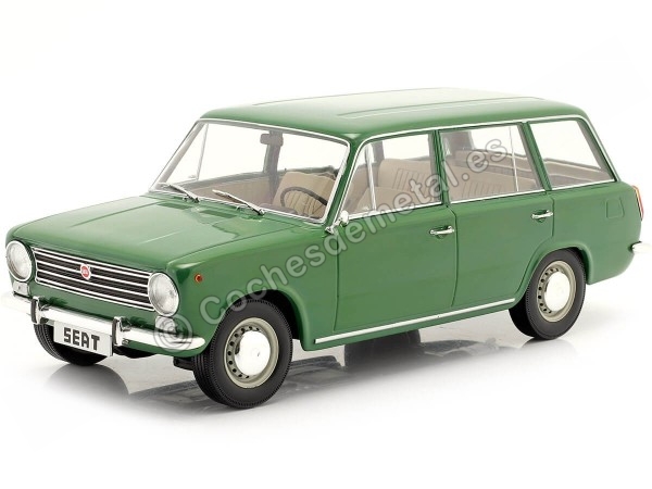 Cochesdemetal.es 1968 Seat 124 Familiar Verde 1:18 Triple-9 1800226