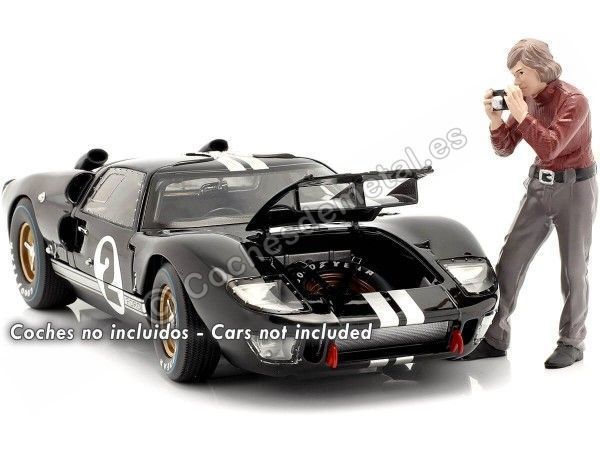 Cochesdemetal.es Figura de Resina "Dia de Carreras Series I, Figura II" 1:18 American Diorama 76284