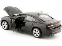 Cochesdemetal.es 2016 Dodge Charger R/T Negro 1:24 Welly 24079