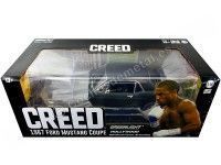 Cochesdemetal.es 1967 Ford Mustang Coupe "Creed. La leyenda de Rocky" Negro Mate 1:18 Greenlight 13611