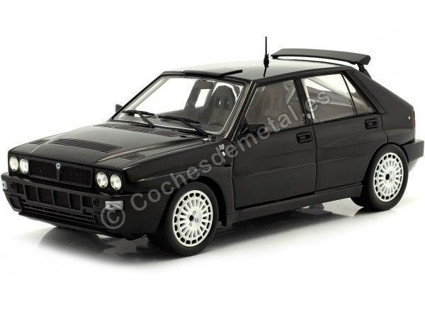 Cochesdemetal.es 1989 Lancia Delta Integrale 16V Negro 1:24 WhiteBox 124087