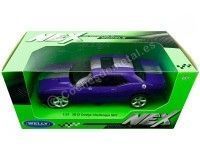 Cochesdemetal.es 2012 Dodge Challenger SRT Violeta 1:24 Welly 24049