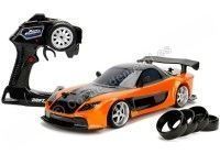Cochesdemetal.es 2006 Mazda RX-7 "Fast & Furious Tokyo Drift" Radio Control + Neumáticos Drift 1:10 Jada Toys 99700/253209001