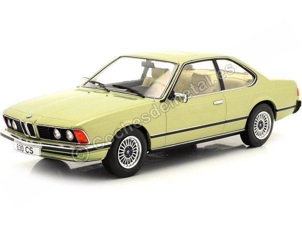 Cochesdemetal.es 1976 BMW Serie 6 (E24) Verde Metalizado 1:18 MC Group 18163