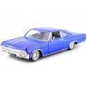 Cochesdemetal.es 1965 Chevrolet Impala SS 396 Tuning Azul Metalizado 1:24 Welly 22417