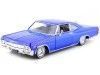 Cochesdemetal.es 1965 Chevrolet Impala SS 396 Tuning Azul Metalizado 1:24 Welly 22417