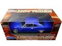 Cochesdemetal.es 1965 Chevrolet Impala SS 396 Tuning Azul Metalizado 1:24 Welly 22417