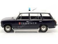 Cochesdemetal.es 1972 Fiat 124 Familiare (Seat 124 Familiar) "Carabinieri" Azul/Blanco 1:18 Triple-9 1800222