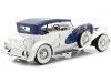 Cochesdemetal.es 1934 Duesenberg Phaeton II SJ Azul/Blanco 1:18 Greenlight 13589