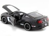 Cochesdemetal.es 2011 Ford Mustang Boss 302 Negro/Blanco 1:24 Maisto 31269