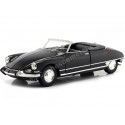 Cochesdemetal.es 1956 Citroen DS 19 Cabriolet Abierto Negro 1:24 Welly 22506