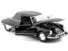 Cochesdemetal.es 1956 Citroen DS 19 Cabriolet Cerrado Negro 1:24 Welly 22506