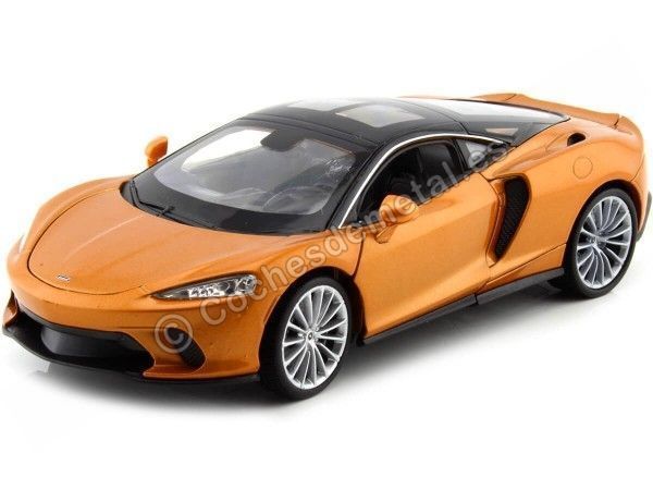 Cochesdemetal.es 2019 McLaren GT Oro Metalizado 1:24 Welly 24105