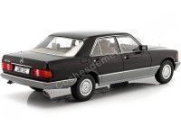 Cochesdemetal.es 1985 Mercedes-Benz Clase-S (W126) S-Class Negro 1:18 MC Group 18184