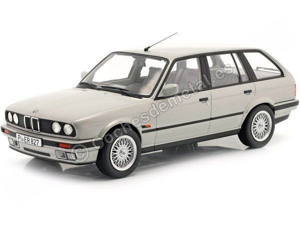 Cochesdemetal.es 1991 BMW 325i Touring Gris Metalizado 1:18 Norev 183216