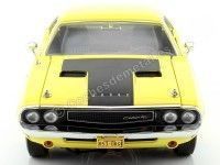 Cochesdemetal.es 1970 Dodge Challenger R/T 383 Magnum "NCIS" Amarillo/Negro 1:18 Greenlight 12845