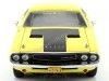 Cochesdemetal.es 1970 Dodge Challenger R/T 383 Magnum "NCIS" Amarillo/Negro 1:18 Greenlight 12845