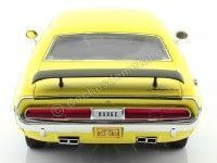 Cochesdemetal.es 1970 Dodge Challenger R/T 383 Magnum "NCIS" Amarillo/Negro 1:18 Greenlight 12845