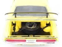 Cochesdemetal.es 1970 Dodge Challenger R/T 383 Magnum "NCIS" Amarillo/Negro 1:18 Greenlight 12845