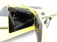 Cochesdemetal.es 1970 Dodge Challenger R/T 383 Magnum "NCIS" Amarillo/Negro 1:18 Greenlight 12845