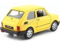 Cochesdemetal.es 1972 Fiat 126 (Seat 126) Amarillo 1:21 Welly 24066