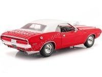 Cochesdemetal.es 1970 Dodge Challenger "The Challenger Deputy" Rojo/Blanco 1:18 Greenlight 13618