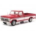 Cochesdemetal.es 1975 Ford F-100 Pickup con Cubierta Deluxe Rojo/Blanco 1:18 Greenlight 13620