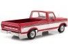 Cochesdemetal.es 1975 Ford F-100 Pickup con Cubierta Deluxe Rojo/Blanco 1:18 Greenlight 13620