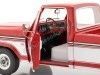 Cochesdemetal.es 1975 Ford F-100 Pickup con Cubierta Deluxe Rojo/Blanco 1:18 Greenlight 13620