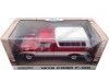 Cochesdemetal.es 1975 Ford F-100 Pickup con Cubierta Deluxe Rojo/Blanco 1:18 Greenlight 13620