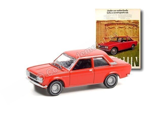 Cochesdemetal.es 1972 Datsun 510 "Vintage Ad Cars Series 5" 1:64 Greenlight 39080C