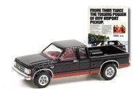 Cochesdemetal.es 1983 Chevrolet S-10 Maxi-Cab "Vintage Ad Cars Series 5" 1:64 Greenlight 39080E