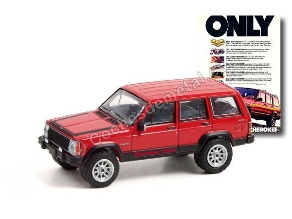 Cochesdemetal.es 1984 Jeep Cherokee Chief "Vintage Ad Cars Series 5" 1:64 Greenlight 39080F