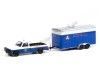 Cochesdemetal.es 1987 Chevrolet M1008 Emergencias New York + Remolque de Comunicaciones "Hitch & Tow Series 22" 1:64 Greenlig...