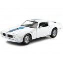 Cochesdemetal.es 1972 Pontiac Firebird Trans AM Blanco 1:24 Welly 24075