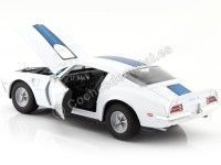 Cochesdemetal.es 1972 Pontiac Firebird Trans AM Blanco 1:24 Welly 24075