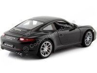 Cochesdemetal.es 2012 Porsche 911 (991) Carrera S Negro 1:24 Welly 24040