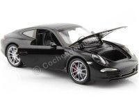 Cochesdemetal.es 2012 Porsche 911 (991) Carrera S Negro 1:24 Welly 24040