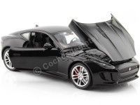 Cochesdemetal.es 2015 Jaguar F-Type Coupe Negro 1:24 Welly 24060