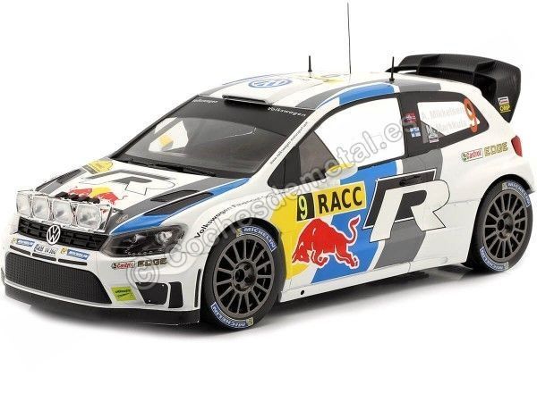 Cochesdemetal.es 2013 Volkswagen VW Polo R WRC Nº9 Mikkelsen/Markkula Rallye Cataluña 1:18 IXO Models 18RMC070C